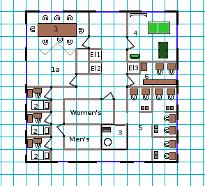 2nd Floor Freedom Hall. Meeting Rooms, Offices, Guest Rooms